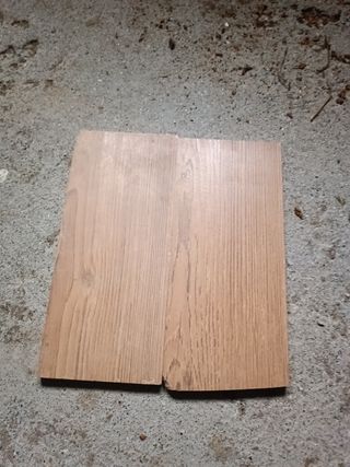 Plaquetas porcelana efecto madera