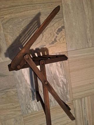 Silla DE DISEÑO de TECA plegable (DOBLE) rústica