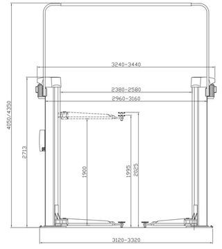 Elevador de coches para taller Stenhöj Maestro