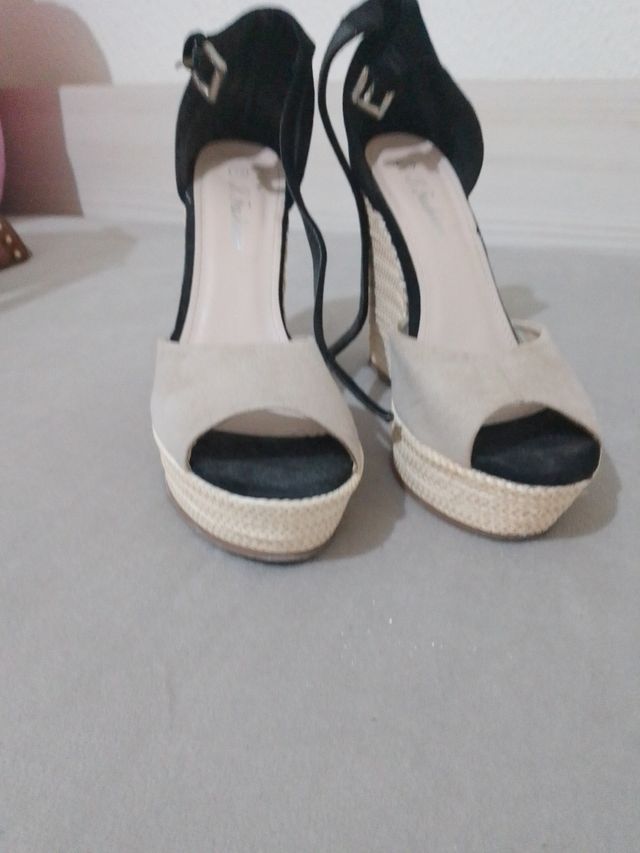 Cuñas de esparto mujer de verano 