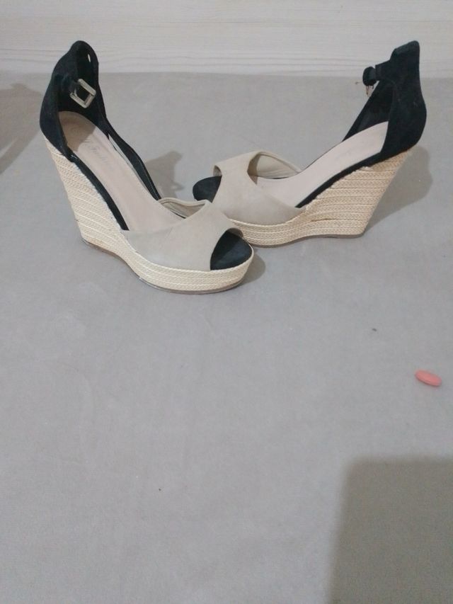 Cuñas de esparto mujer de verano 