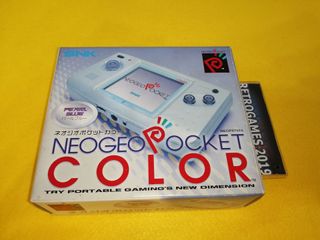NEO GEO POCKET PEARL BLUE BOXED MATCH SERIAL