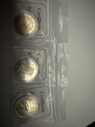 monete 3 X 2 Euro