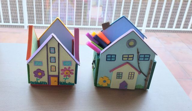 PORTA LAPICEROS EN MADERA DECORACIÓN