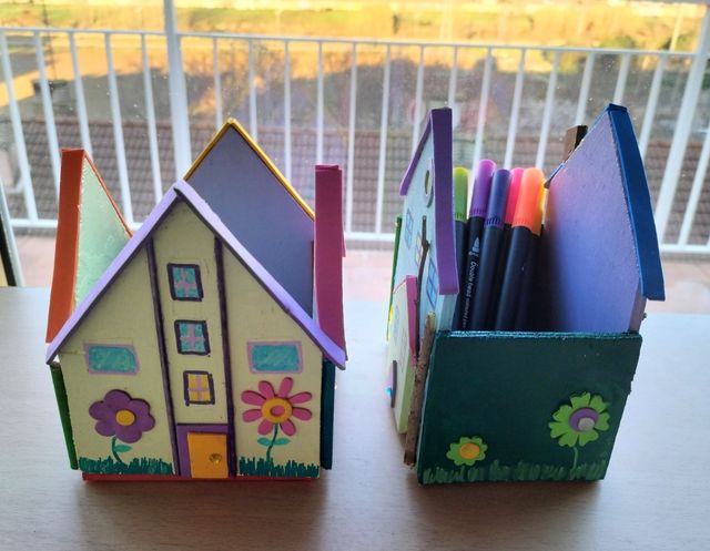 PORTA LAPICEROS EN MADERA DECORACIÓN