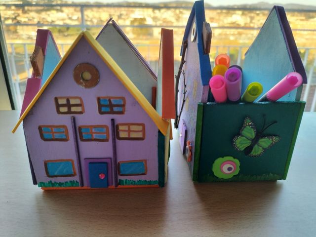 PORTA LAPICEROS EN MADERA DECORACIÓN