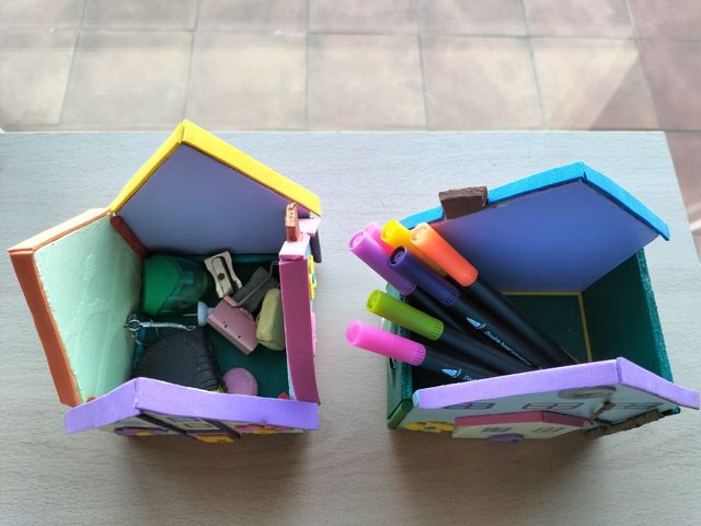 PORTA LAPICEROS EN MADERA DECORACIÓN