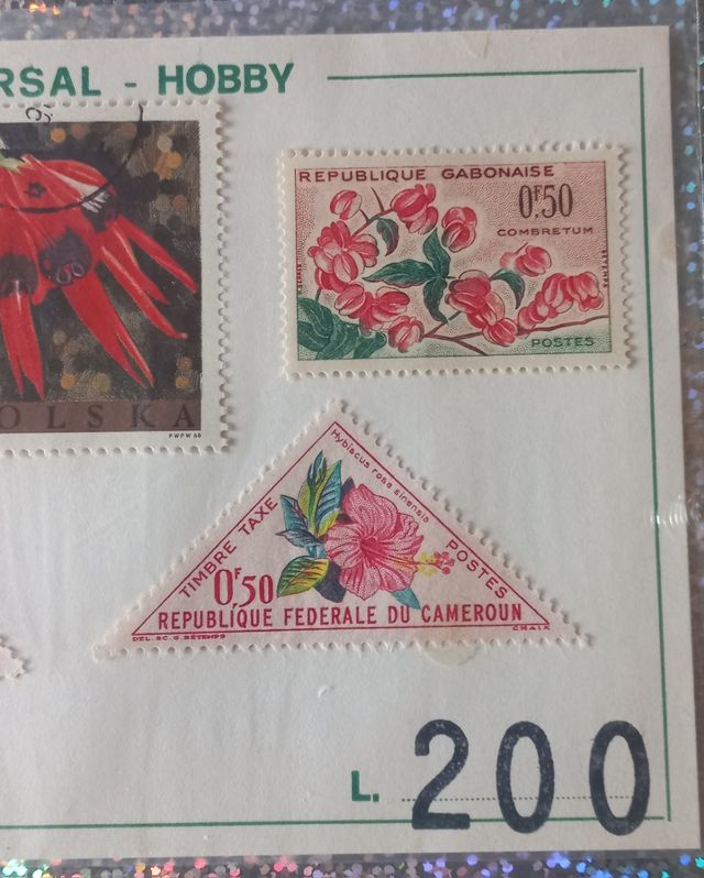 Francobolli tema fiori