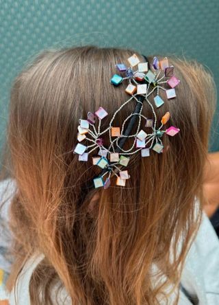 Diadema tocado fiesta 