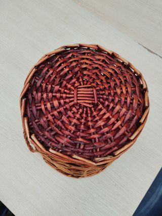 Cesto de mimbre