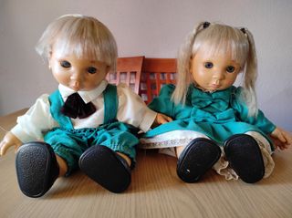 Coppia di bambole spagnole D'anton Jos del 1990