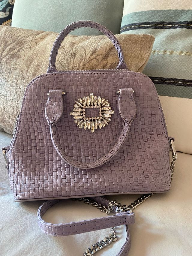 Bolso Zara con abalorios