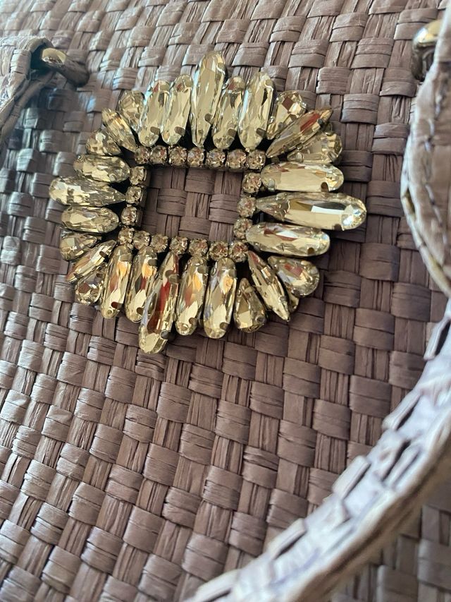 Bolso Zara con abalorios