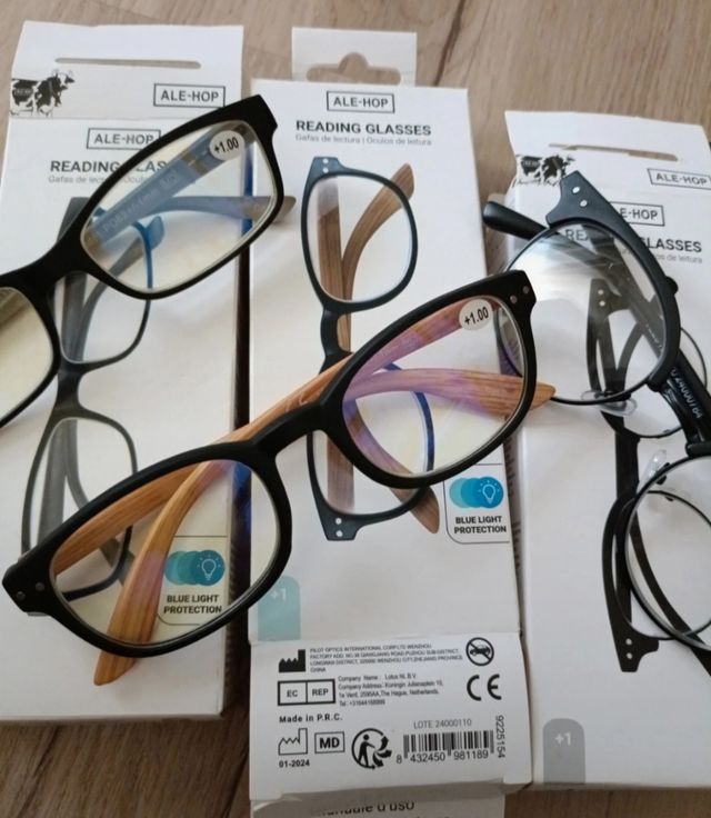 Gafas homologadas más 1pra lente d lectu