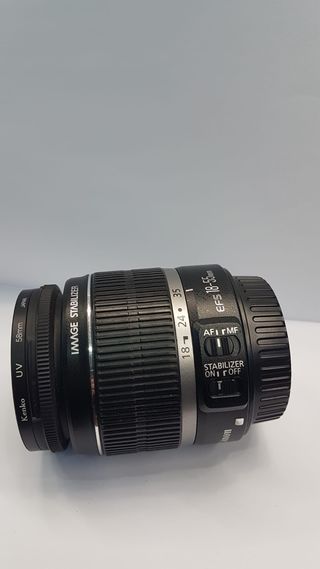 OBJETIVO CANON LENS EF-S 18-55MM 1:3.5-5.6 IS