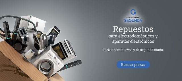 Piezas electrodomésticos segunda mano