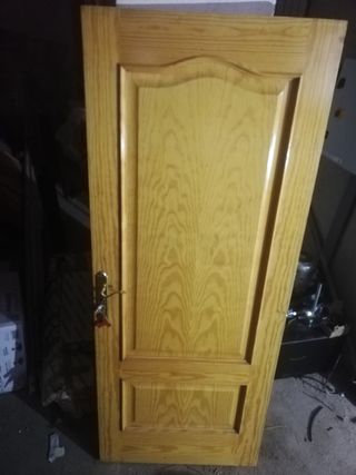 Puerta Madera de Pino Entrada