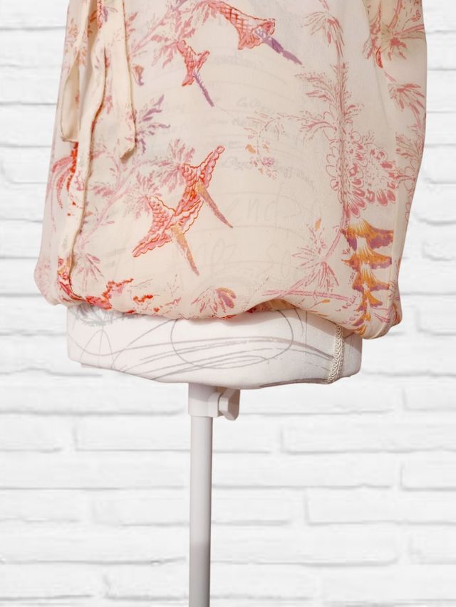 Blusa estilo romantico Zara Talla M