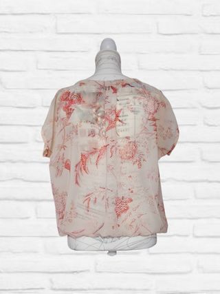 Blusa estilo romantico Zara Talla M