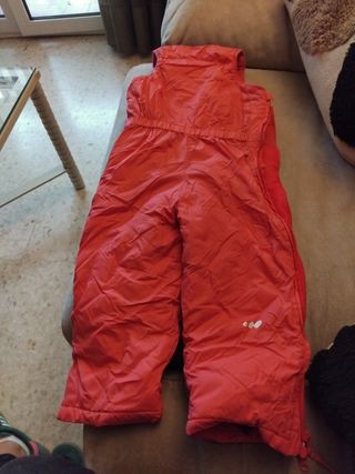 Mono nieve 3 años rosa decathlon 