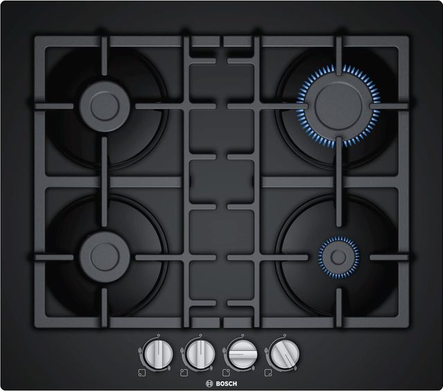 Bosch Placa De Gas 60cm 4 Fuegos Negra - Pnp6b6b90