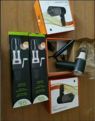 Lotto nuovo accessori 3 aspirapolvere+2 sbattitore