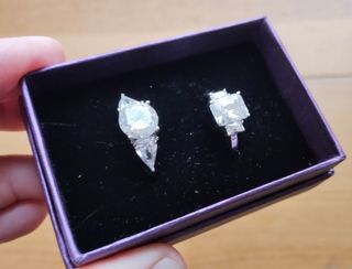 ANILLOS PLATA Y CIRCONITAS 