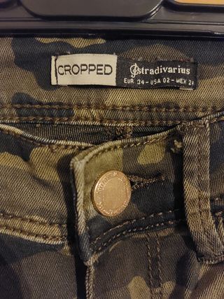 Vaquero pitillo camuflaje 34 