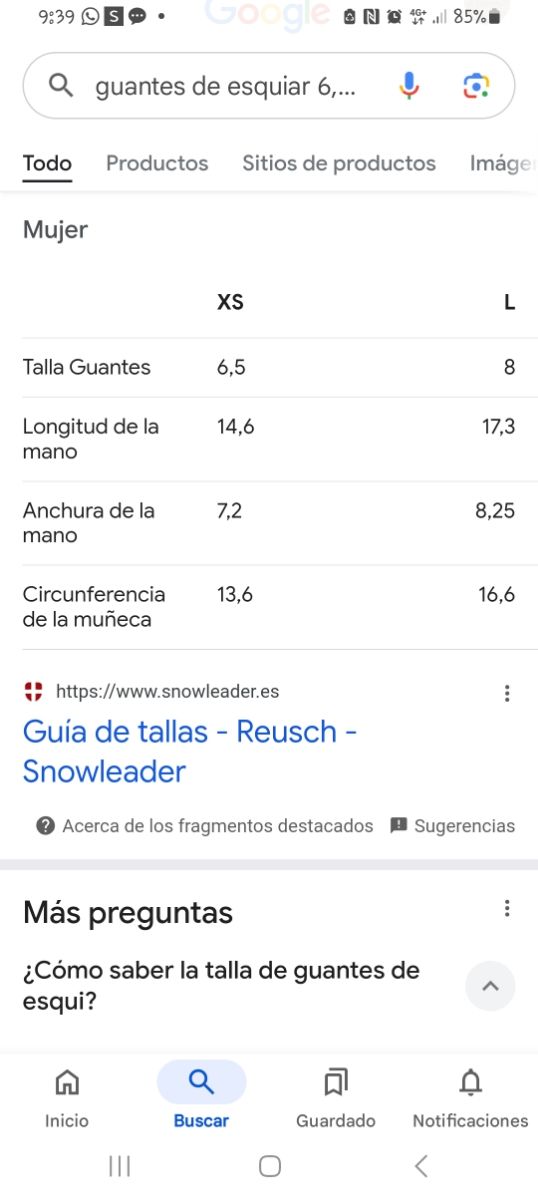 Guantes goretetex esquí 8- 10 años