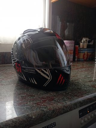 Casco moto niño