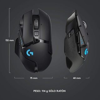 Logitech G502 LIGHTSPEED Ratón wireles #076ZC8