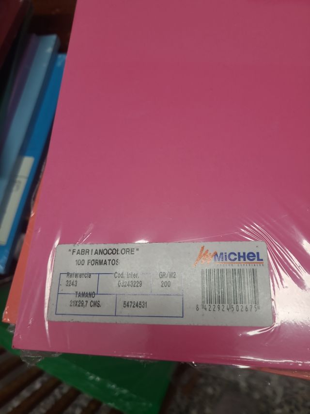 Paquetes de cartulina, michel unidad  12 eur