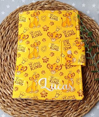 Portadocumentos bebé rey leon personalizado