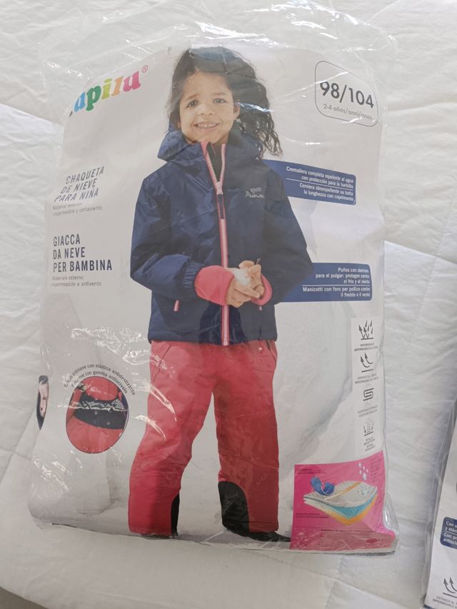 Chaqueta nieve infantil