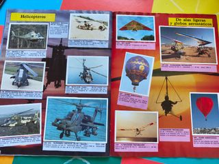 Album cromos Aviones Panini