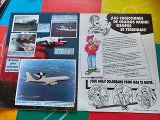Album cromos Aviones Panini
