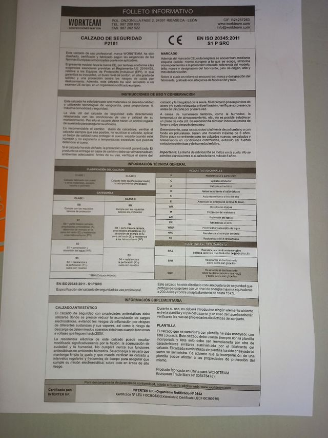Botas de Trabajo