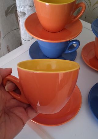 Lote 6 tazas café