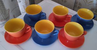 Lote 6 tazas café