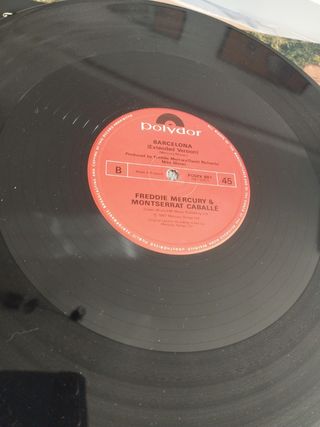 Freddie Mercury Montserrat Caballé Barcelona 12"