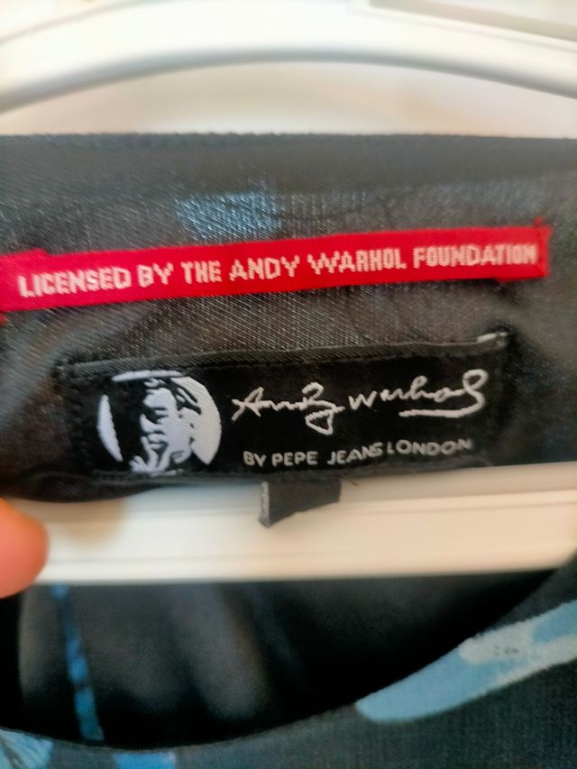 Vestido azul de gatos Pepe Jeans