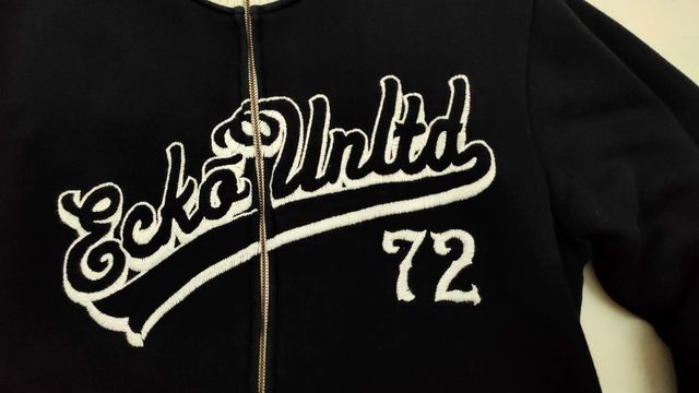 Chaqueta Ecko negra y blanca