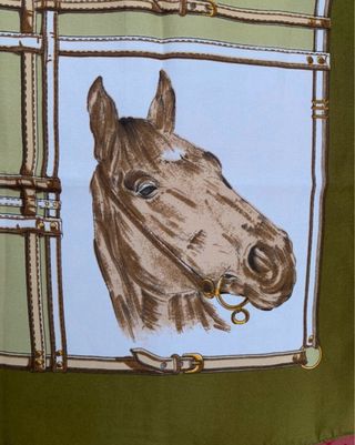 Foulard vintage Italy Prova. Cavalli