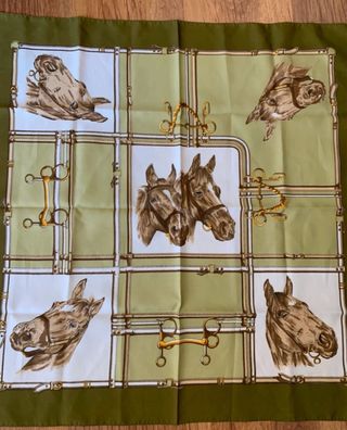 Foulard vintage Italy Prova. Cavalli