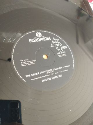 Freddie Mercury The Great Pretender 12" Queen