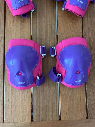 Set 3 protectores patines/skate talla XS