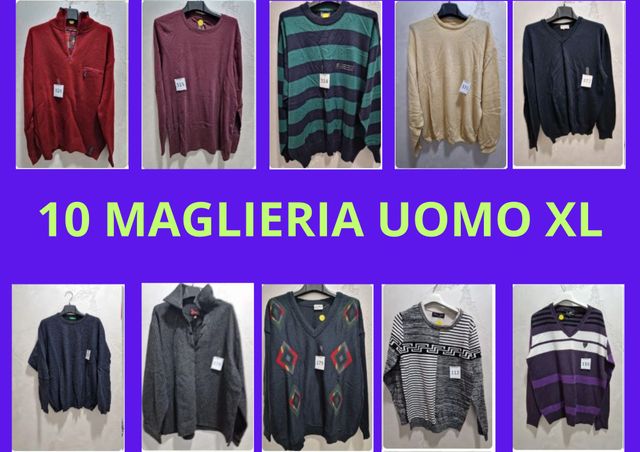LOTTO 10 Maglioni UOMO
