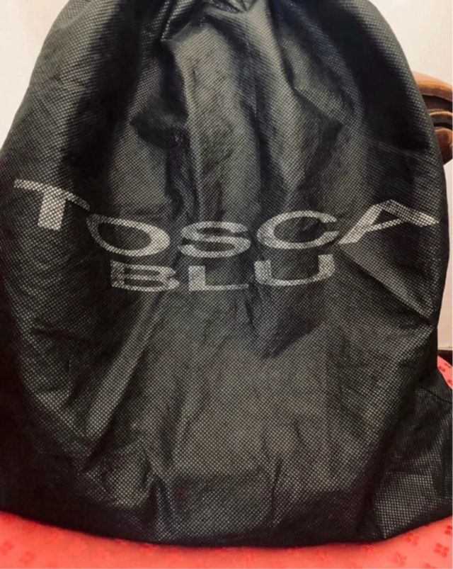 Borsa di pelle Tosca blu. fucsia.