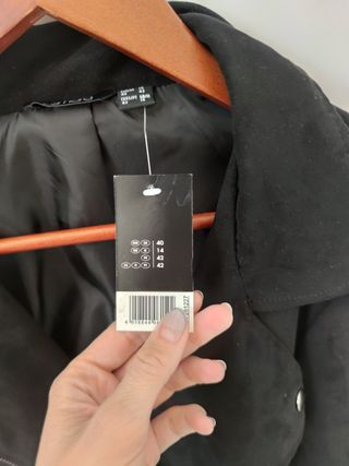 Chaqueta de ante nueva