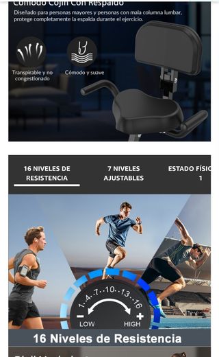 Bicicleta estática plegable MICYOX